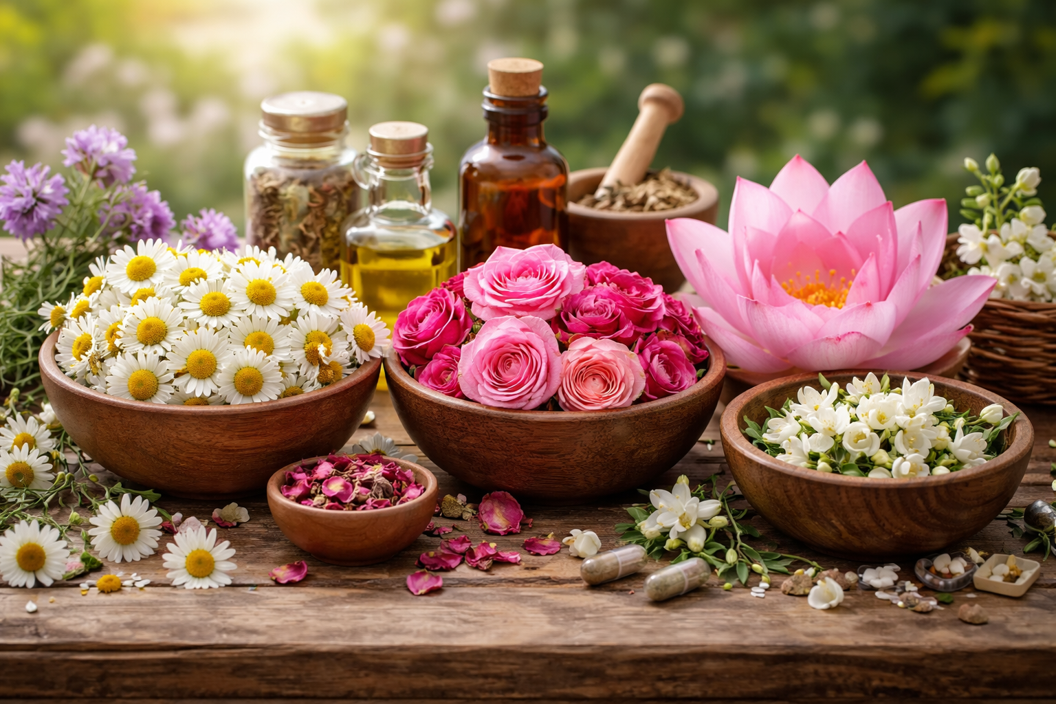 Hoa và sức khỏe phái đẹp - Liệu pháp dịu dàng từ thiên nhiên