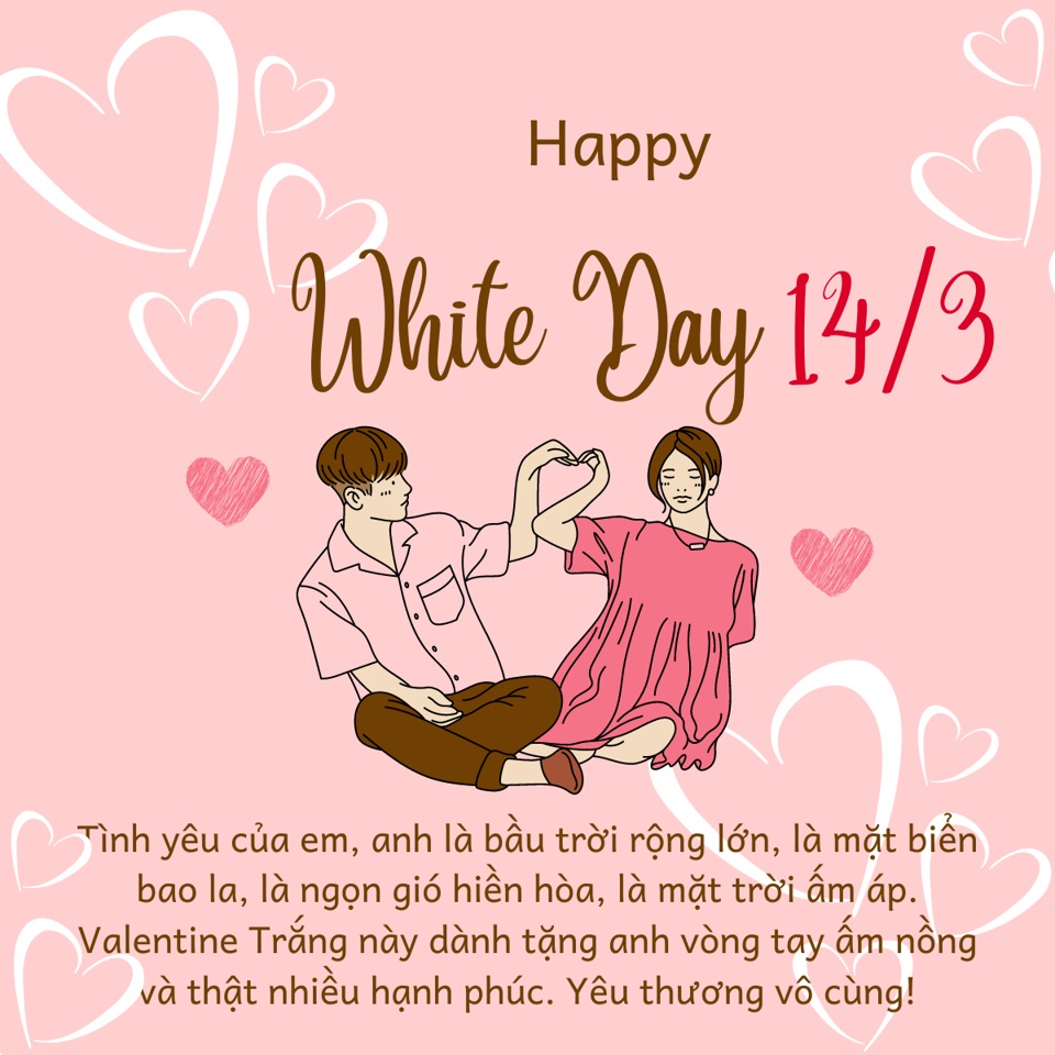 Lời chúc ngày Valentine 14/3 - Valentine trắng tặng vợ chồng yêu thương- Ảnh 2.