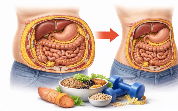 Giảm mỡ bụng: Vai trò của thực phẩm giàu chất xơ và carbohydrate