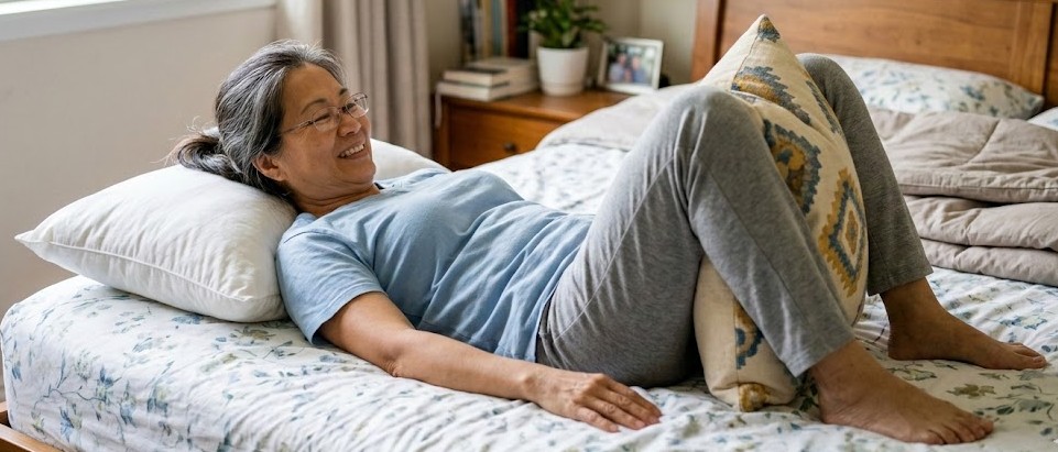 5 bài tập trên giường giúp tăng cường sức mạnh chân hiệu quả hơn squat sau tuổi 60- Ảnh 4.