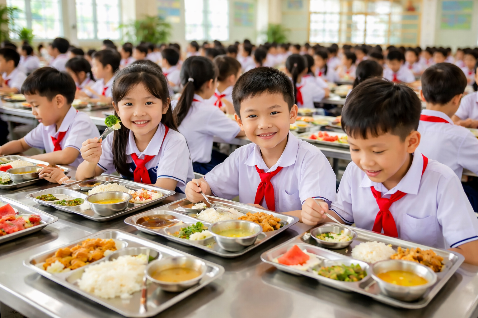 Xây dựng cơ chế giám sát để bữa ăn học đường không bị cắt xén- Ảnh 2. Xây dựng cơ chế giám sát để bữa ăn học đường không bị cắt xén- Ảnh 2.