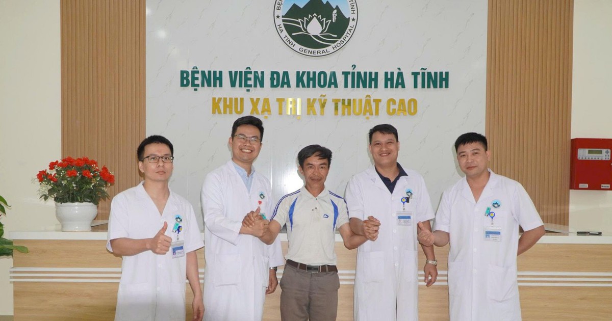 Bệnh viện Đa khoa Hà Tĩnh điều trị thành công cho bệnh nhân ung thư trực tràng di căn gan giai đoạn 4