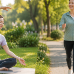 Phụ nữ trung niên nên ưu tiên yoga hay đi bộ?
