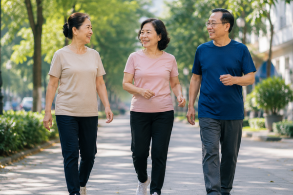 Đi bộ sau bữa ăn có lợi gì cho người ngồi nhiều?
