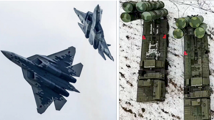 may-bay-chien-dau-su-57-cua-nga-va-cac-be-phong-tu-he-thong-s-400-17784643034101018299964 Nga tuyên bố dẫn đầu thế giới về kiểm soát bầu trời và phòng không- Ảnh 1.