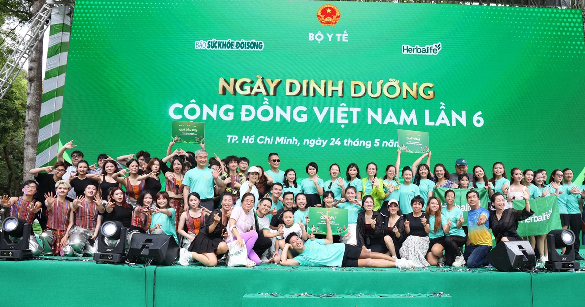 Bùng nổ sân khấu với màn trình diễn giành Giải đặc biệt tại Ngày Dinh dưỡng cộng đồng Việt Nam lần 6