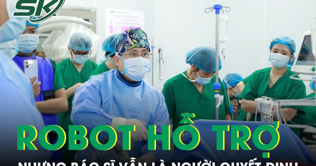 Robot hỗ trợ mổ cột sống, công nghệ hiện đại nhưng bác sĩ vẫn là người quyết định