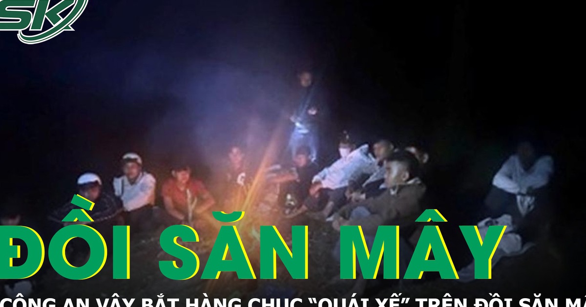 Công an thức trắng đêm truy quét hàng chục “quái xế”, náo loạn đồi săn mây