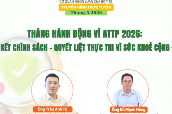 TRUYỀN HÌNH TRỰC TUYẾN: Cam kết chính sách quyết liệt thực thi vì sức khỏe cộng đồng