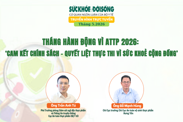 thumb-177840523694831821648 TRUYỀN HÌNH TRỰC TUYẾN: Cam kết chính sách quyết liệt thực thi vì sức khỏe cộng đồng- Ảnh 1.
