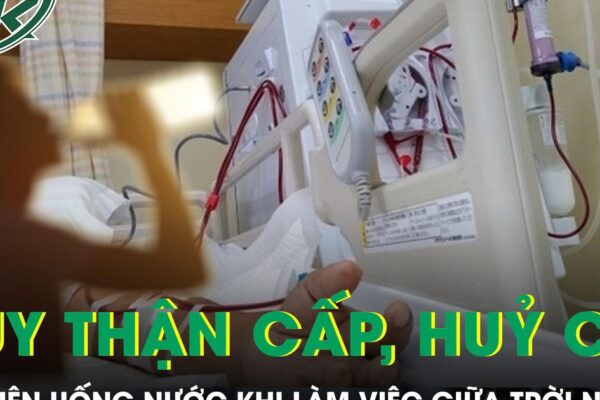 Chàng trai 25 tuổi suy thận cấp, hủy cơ vì quên uống nước khi làm việc giữa trời nắng