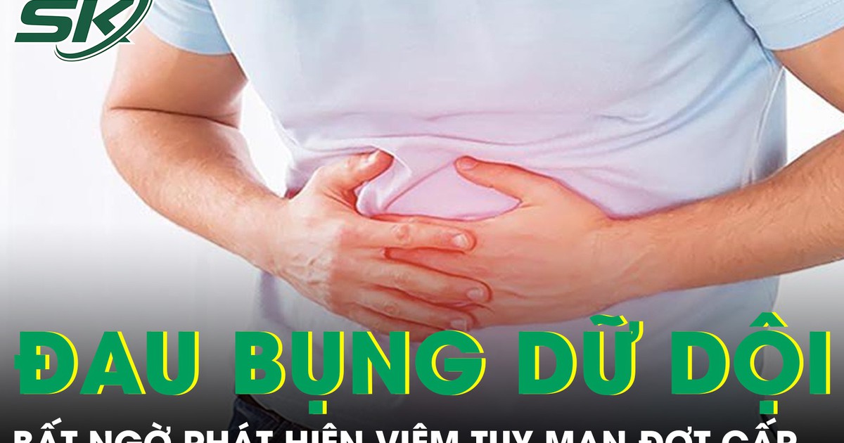 Đau bụng dữ dội lan ra sau lưng đi khám bất ngờ phát hiện viêm tụy mạn đợt cấp