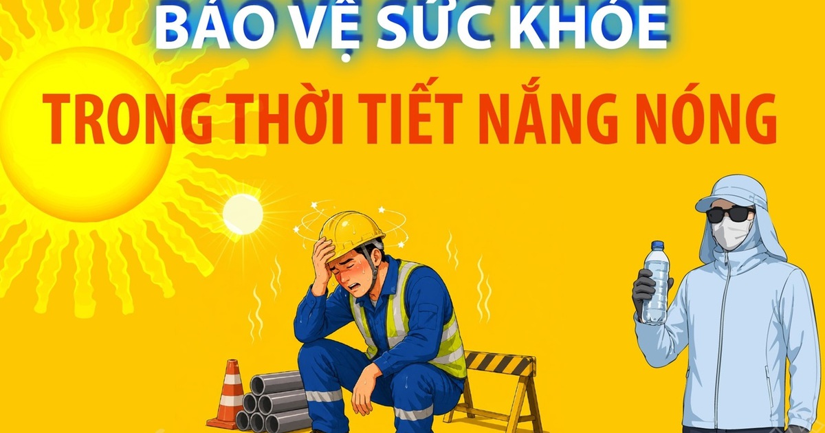 Bảo vệ sức khỏe trong thời tiết nắng nóng