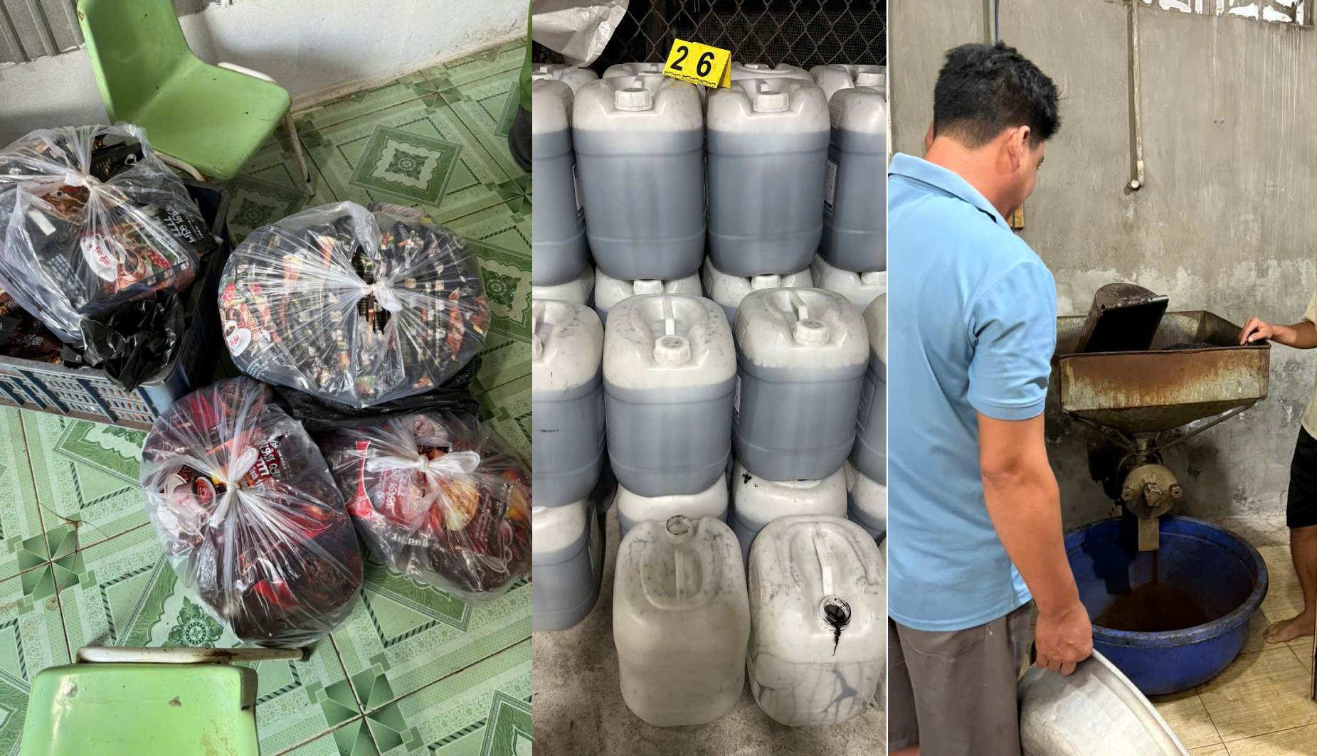 ca-phe-gia-1778755006766444936487 Khởi tố chủ cơ sở 'Văn Quý 7777' dùng ngô, đậu nành sản xuất cà phê giả- Ảnh 2.
