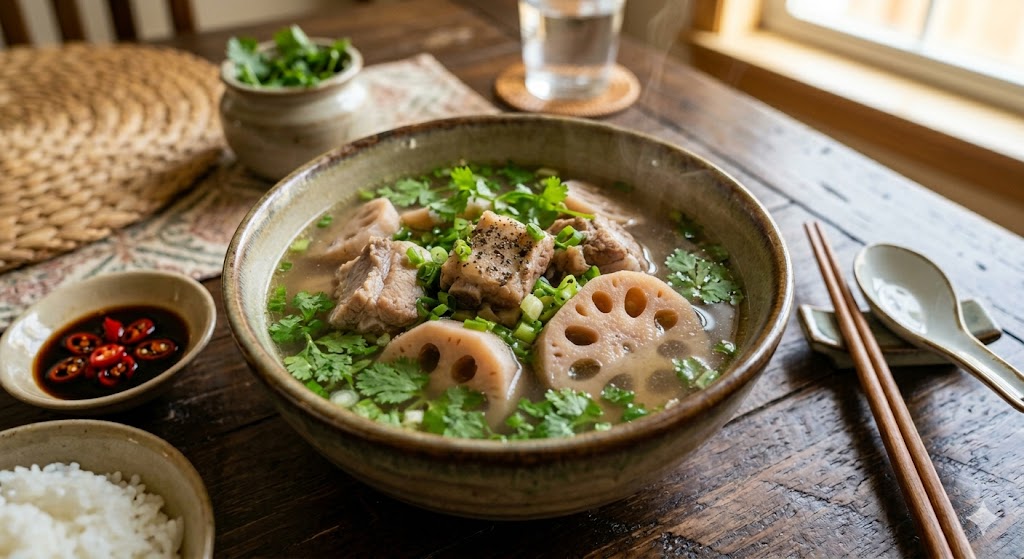 canh-cu-sen-ham-xuong-178166896866857664768 5 dược thiện từ củ sen giúp thanh nhiệt, dưỡng huyết mùa hè - Ảnh 1.