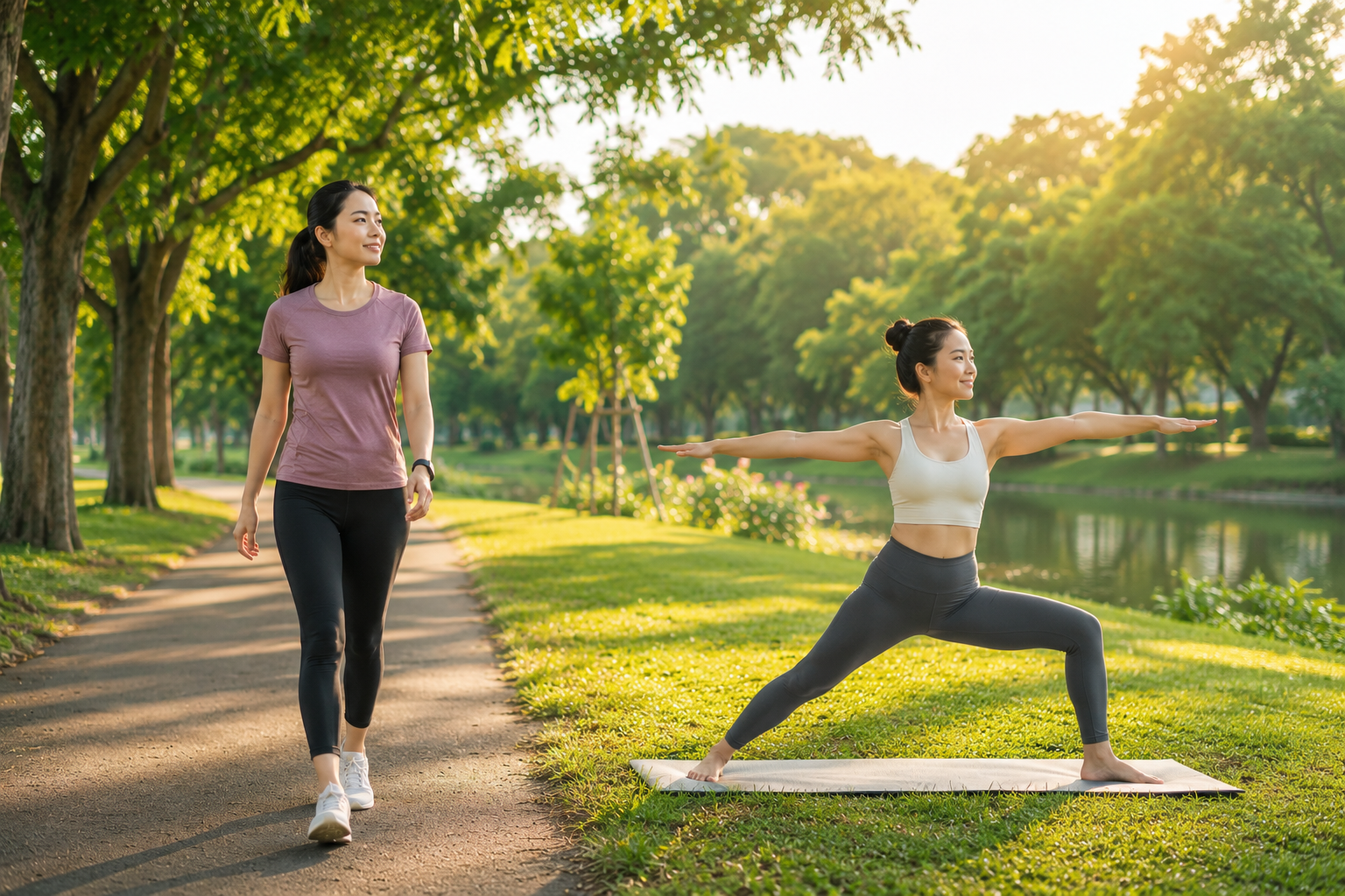 chatgpt-image-jun-8-2026-125713-pm-1780898256108453218845 Mẹo kết hợp đi bộ với yoga giúp giảm mỡ và trẻ lâu- Ảnh 1.