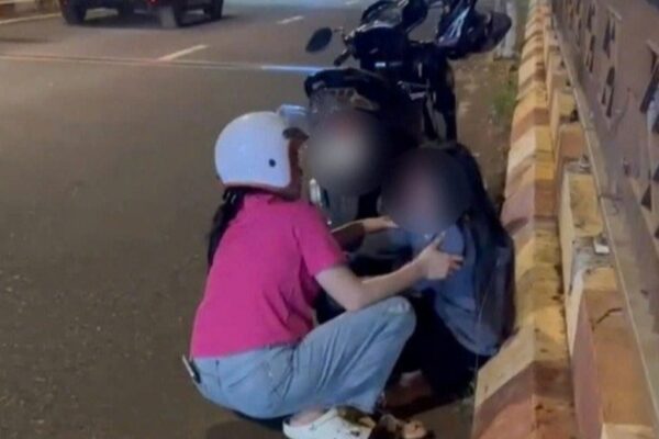 Nữ thiếu tá công an nhanh trí cứu người phụ nữ định nhảy cầu ở Lâm Đồng