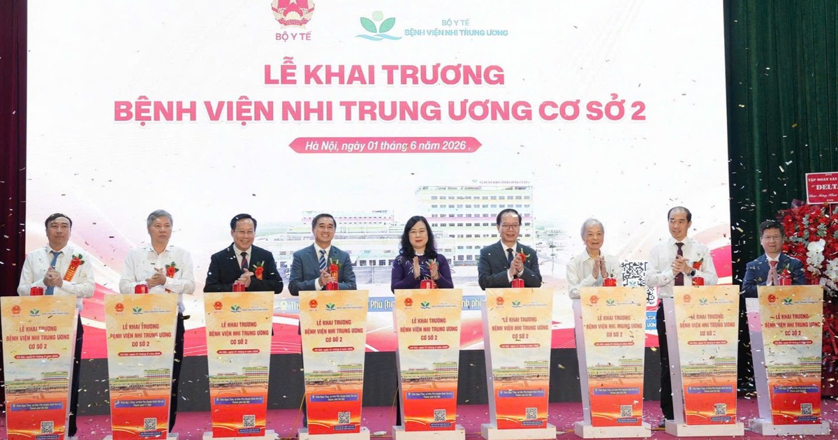 Bộ trưởng Đào Hồng Lan: Cơ sở 2 Bệnh viện Nhi Trung ương góp phần giảm tải, nâng cao chất lượng khám chữa bệnh cho trẻ em