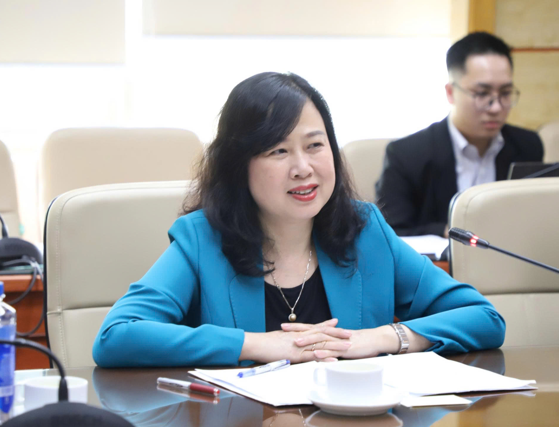 edit-edit-affff-17804097981582107875278 Bộ trưởng Đào Hồng Lan tiếp Chủ tịch trường Đại học Quốc tế Y tế phúc lợi Nhật Bản- Ảnh 1.
