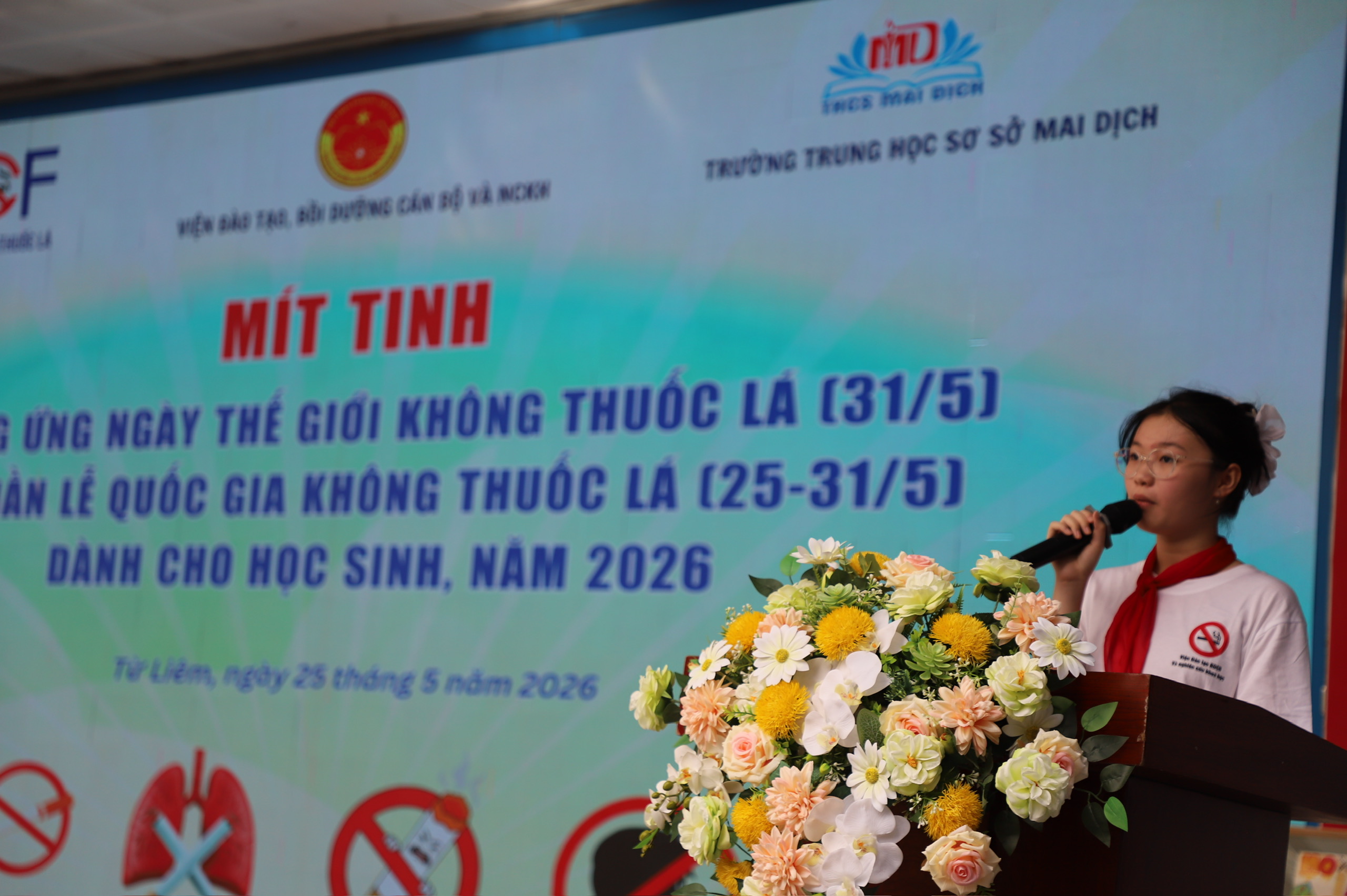 Giờ học đặc biệt về sức khỏe và xây dựng trường học an toàn, văn minh và không khói thuốc- Ảnh 3.