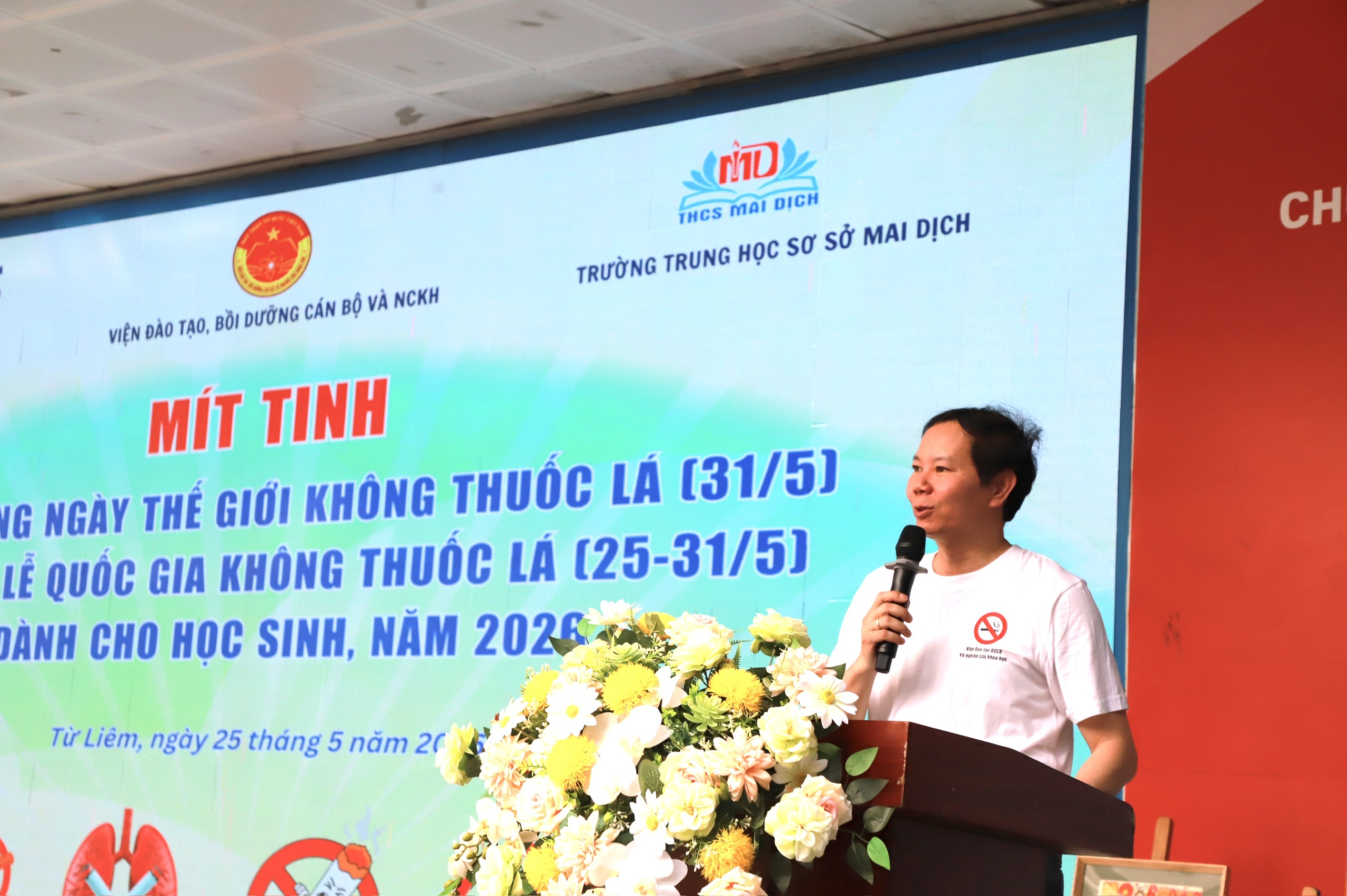 Giờ học đặc biệt về sức khỏe và xây dựng trường học an toàn, văn minh và không khói thuốc- Ảnh 1.
