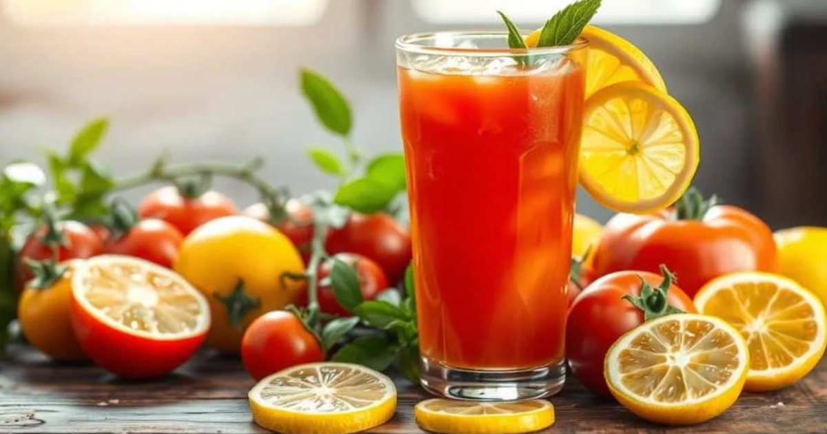 Lợi ích bất ngờ khi uống nước chanh cà chua trong mùa hè
