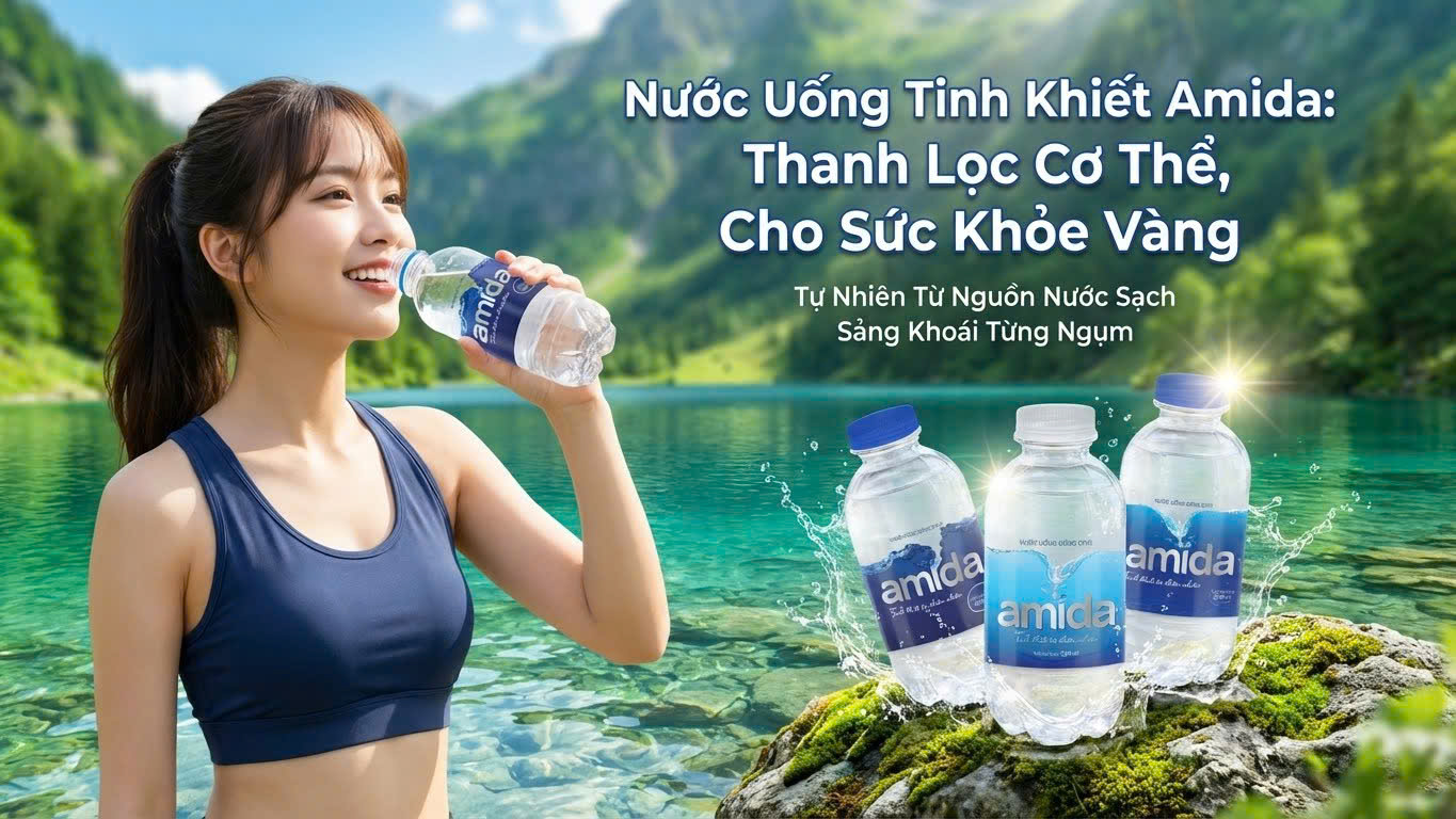 Nước uống đóng chai Amida: Giải pháp bù nước an toàn- Ảnh 3.