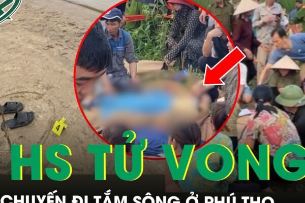 Tiếng gọi con xé lòng tại hiện trường 5 học sinh đuối nước ở Phú Thọ sau buổi tắm sông định mệnh