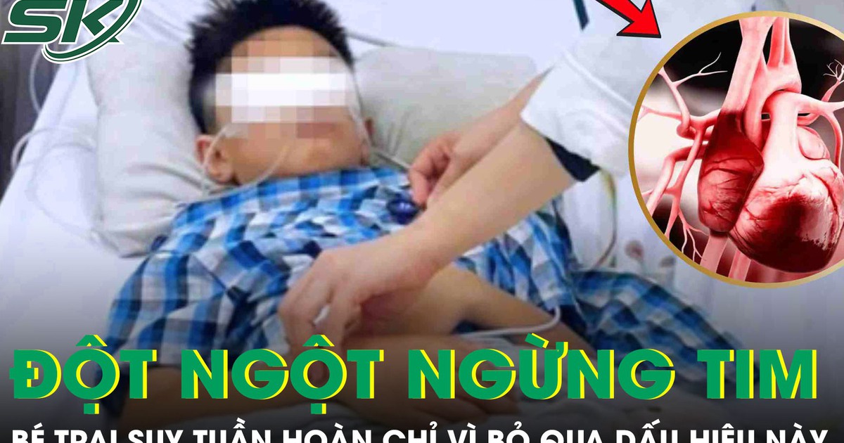 Bé trai 10 tuổi đột ngột ngưng tim, suy tuần hoàn nguy kịch tại nhà chỉ vì bỏ qua dấu hiệu này