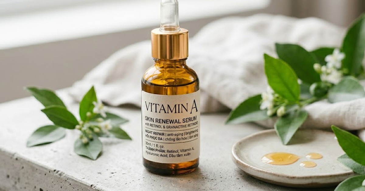 3 công dụng của vitamin A trong mỹ phẩm chăm sóc da