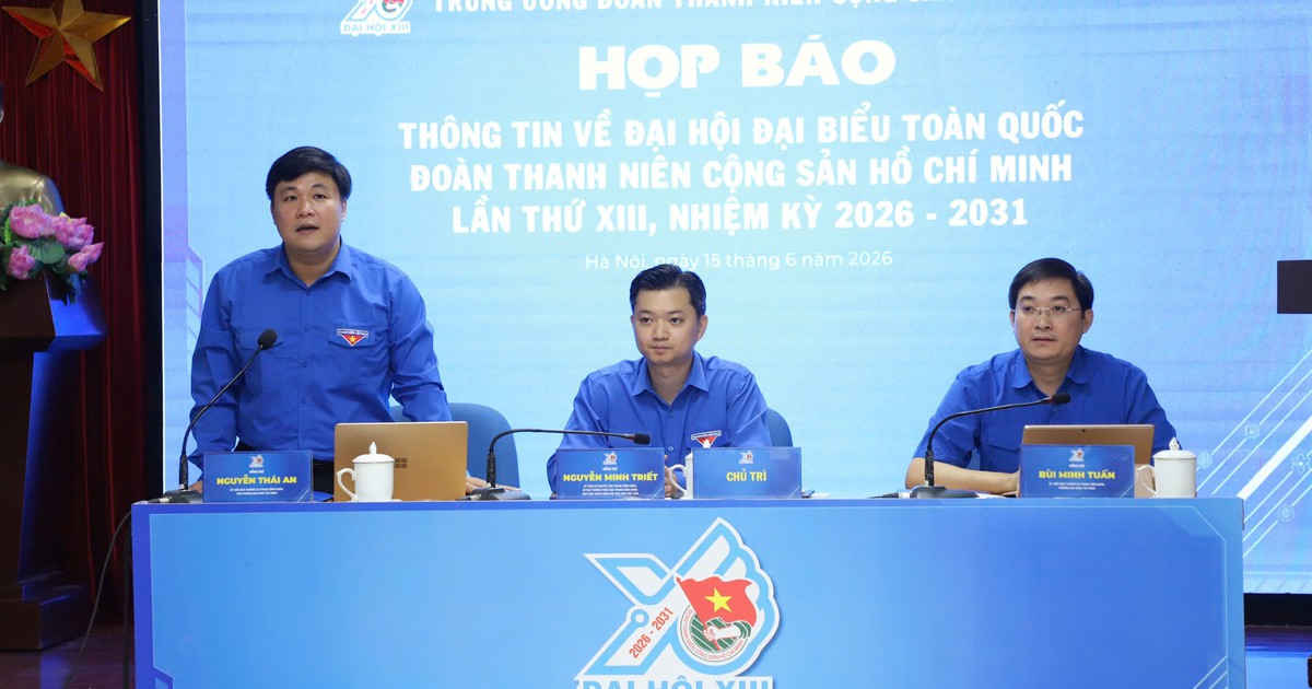 786 đại biểu dự Đại hội Đoàn toàn quốc lần thứ XIII, đại biểu trẻ nhất 16 tuổi