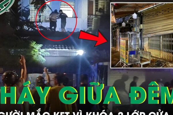 Cháy nhà giữa đêm, 6 người trong gia đình mắc kẹt vì khóa 2 lớp cửa