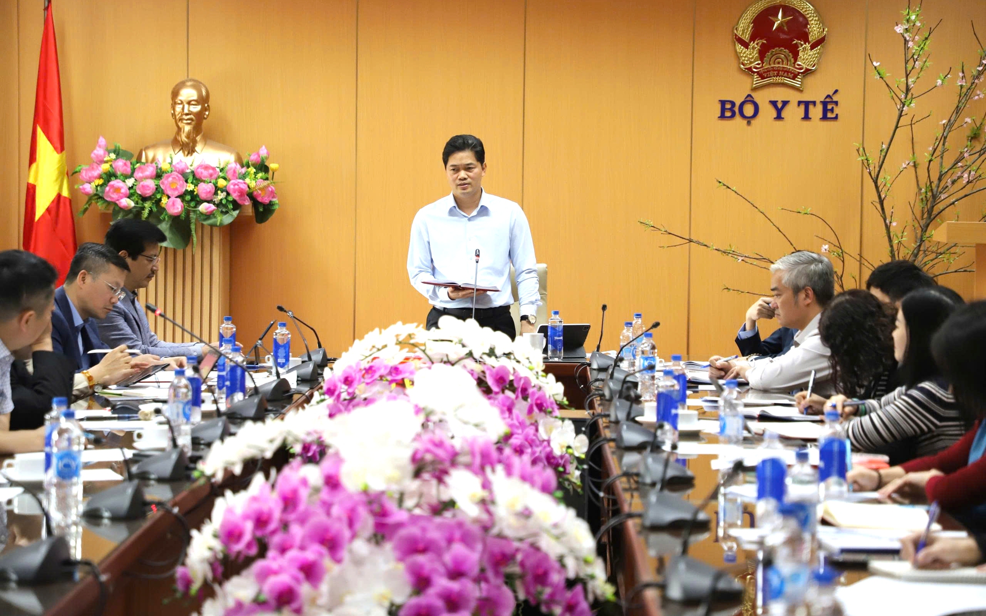 Lãnh đạo Bộ Y tế gặp mặt, chúc mừng các cơ quan báo chí, truyền thông của ngành nhân Kỷ niệm 101 năm Ngày Báo chí cách mạng Việt Nam
- Ảnh 8.