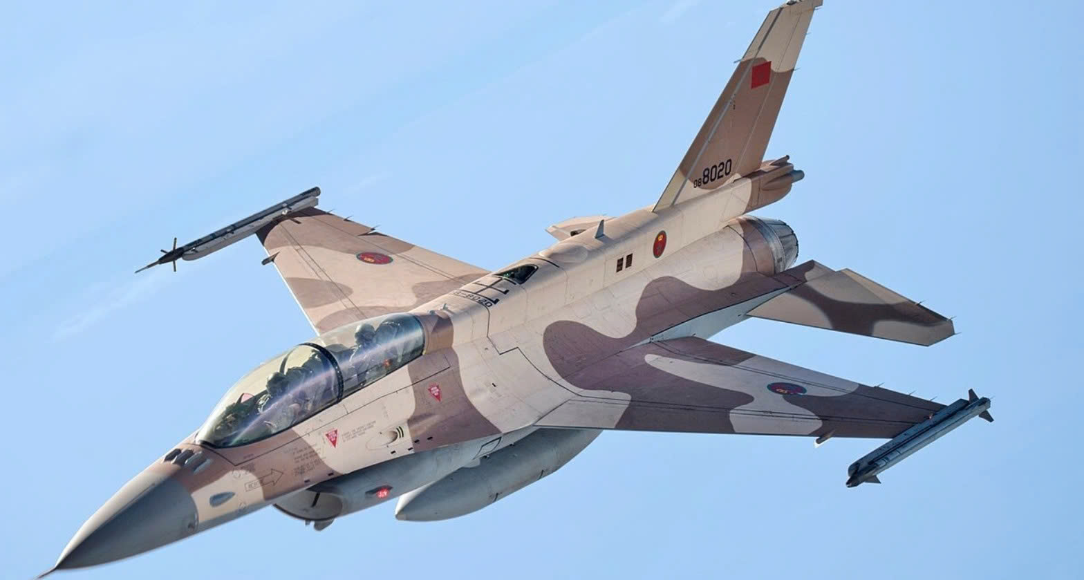 f-16-morocco-1781063676266424328134 Su-57 Algeria đối đầu F-16 Morocco kết quả có thể gây bất ngờ- Ảnh 1.