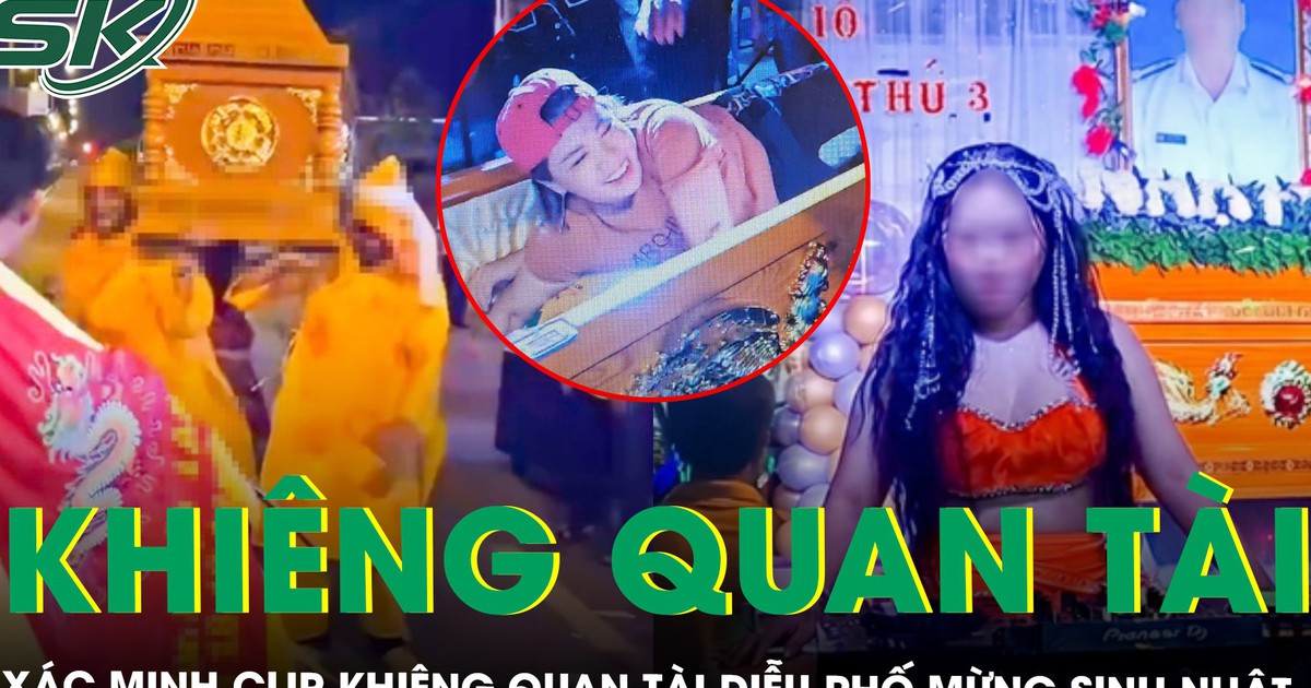 Công an vào cuộc xác minh vụ khiêng quan tài chứa người sống đi khắp phố để mừng sinh nhật