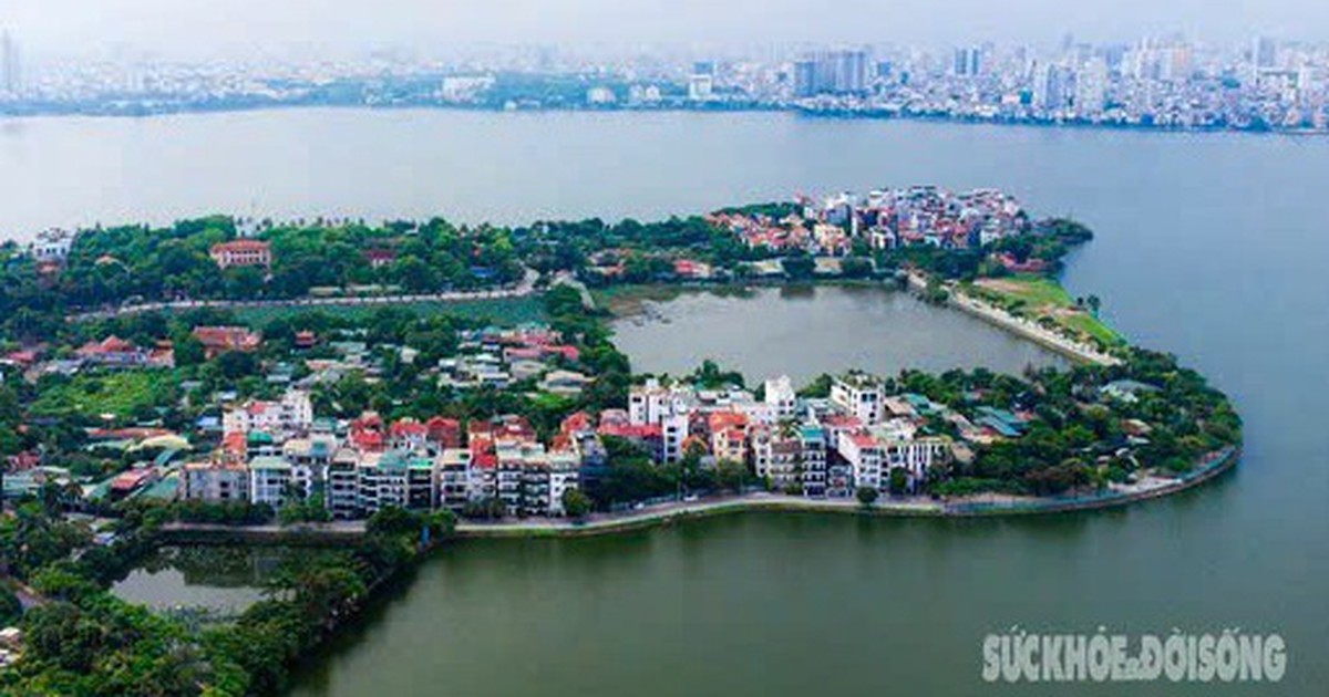 Đề nghị cải tạo Hồ Tây theo hướng không xâm lấn, không làm giảm diện tích mặt nước